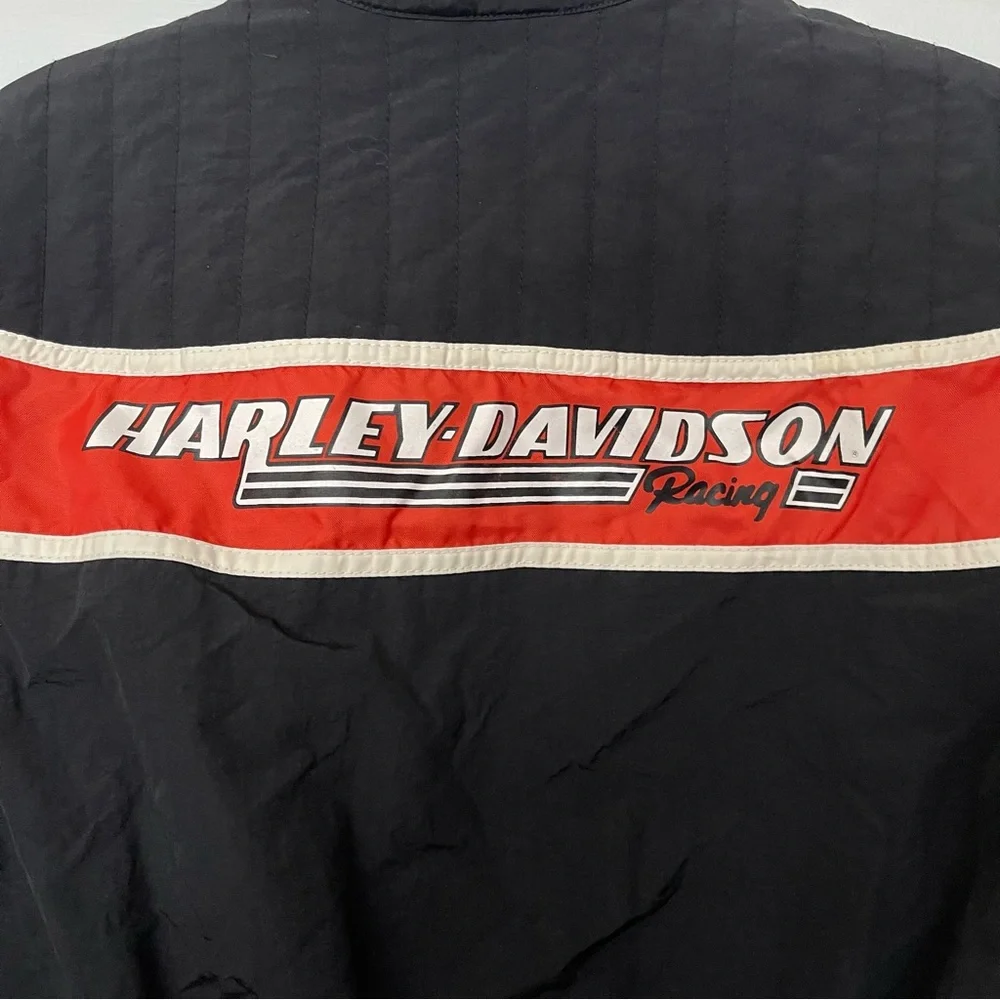 Harley Davidson youth racing Biker Motorcycle jacket